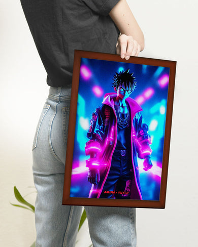 One Piece-Neon Luffy [AKIRA] Art-Poster