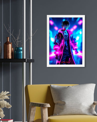 One Piece-Neon Luffy [AKIRA] Art-Poster