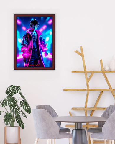 One Piece-Neon Luffy [AKIRA] Art-Poster