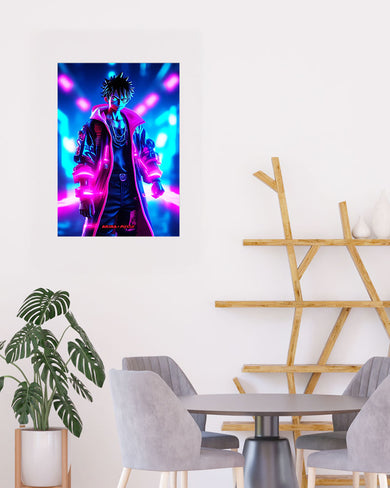 One Piece-Neon Luffy [AKIRA] Art-Poster
