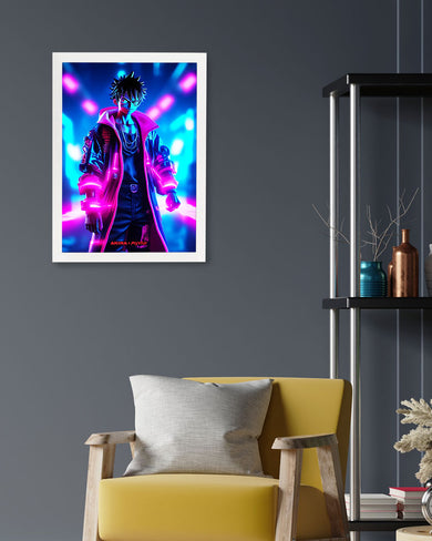 One Piece-Neon Luffy [AKIRA] Art-Poster
