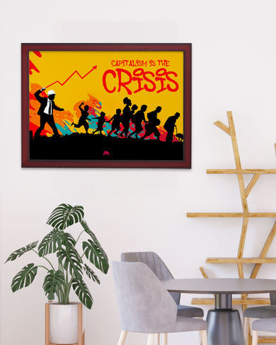 Crisis of Capitalism Art-Poster