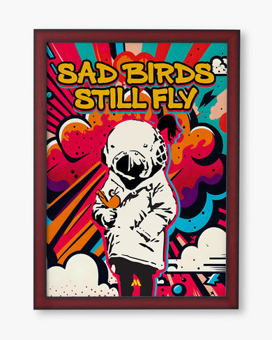 Sad Birds Still Fly Art-Poster