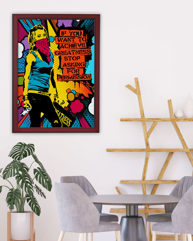 Stop Asking Permission Art-Poster