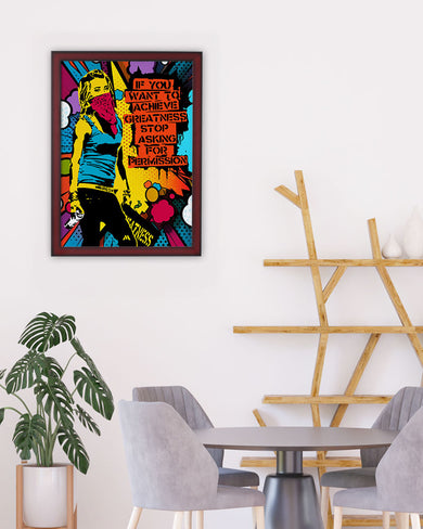 Stop Asking Permission Art-Poster