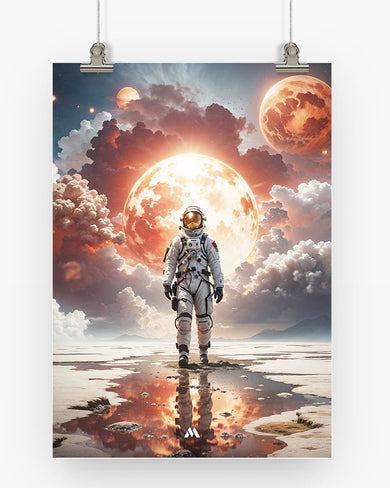 Exoplanet Landing Art-Poster