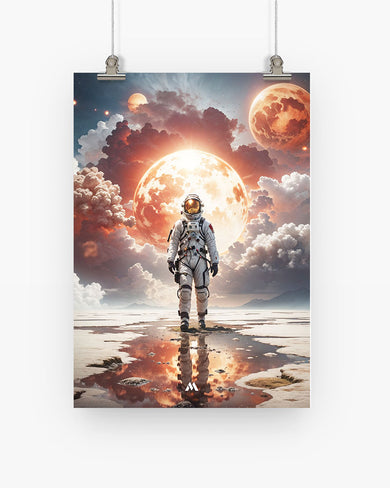 Exoplanet Landing Art-Poster