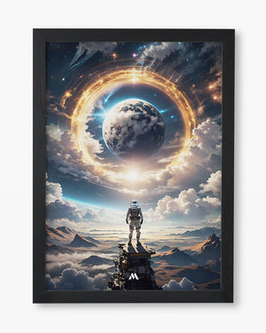 Rings on the Planet Art Poster