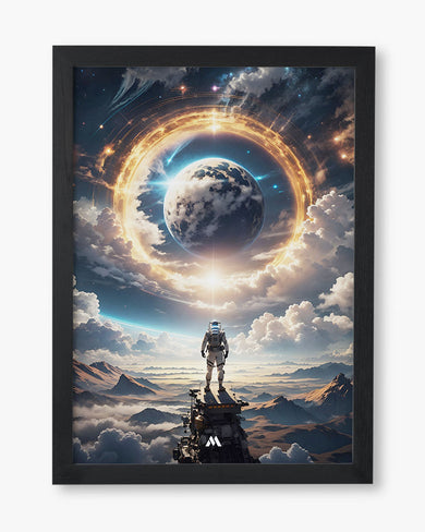 Rings on the Planet Art-Poster