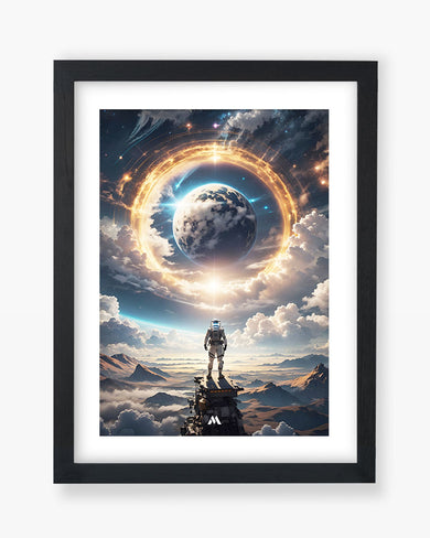 Rings on the Planet Art-Poster