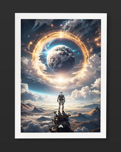 Rings on the Planet Art-Poster