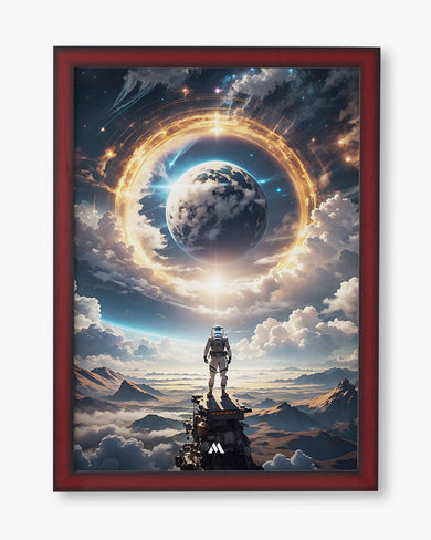 Rings on the Planet Art-Poster