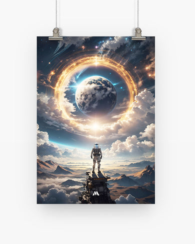 Rings on the Planet Art-Poster