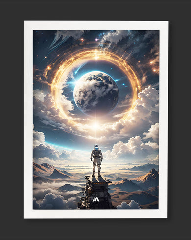 Rings on the Planet Art-Poster