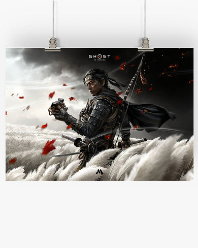 Ghost Of Tsushima-Warrior Resolve Art-Poster