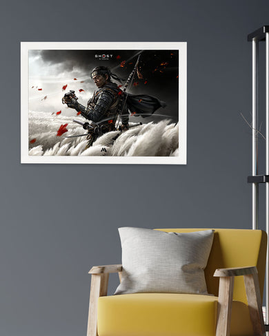 Ghost Of Tsushima-Warrior Resolve Art-Poster