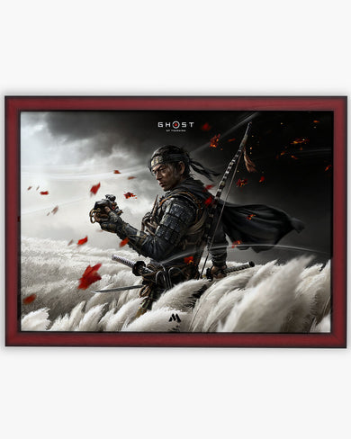 Ghost Of Tsushima-Warrior Resolve Art-Poster