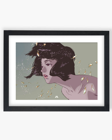 Perfect Blue-Aquatic Reverie Art-Poster