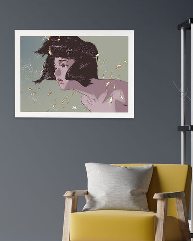 Perfect Blue-Aquatic Reverie Art-Poster