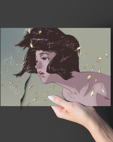 Perfect Blue-Aquatic Reverie Art-Poster