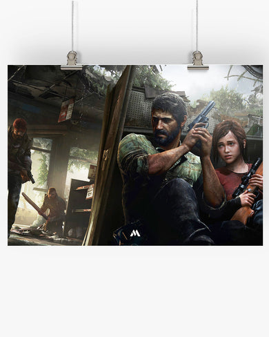 Last of Us-Ellie and Joel Unleashed Art-Poster