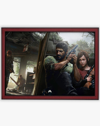 Last of Us-Ellie and Joel Unleashed Art-Poster