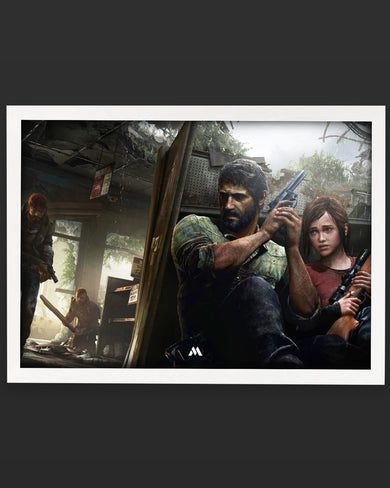 Last of Us-Ellie and Joel Unleashed Art-Poster