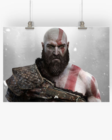 God of War-Kratos Art-Poster