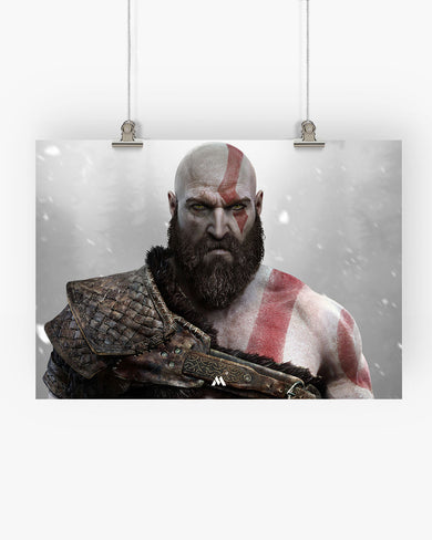 God of War-Kratos Art-Poster