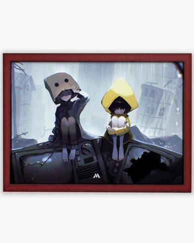 Little Nightmares-Six and Mono Art-Poster