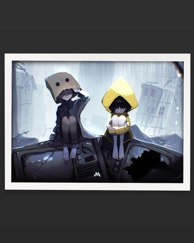 Little Nightmares-Six and Mono Art-Poster