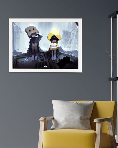 Little Nightmares-Six and Mono Art-Poster