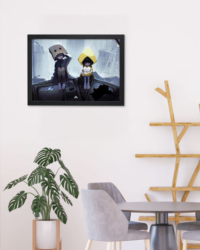 Little Nightmares-Six and Mono Art-Poster