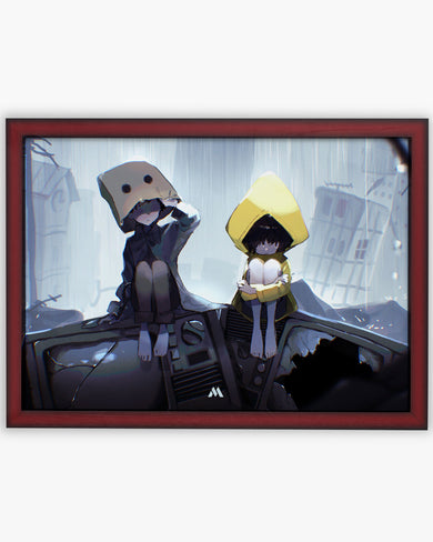 Little Nightmares-Six and Mono Art-Poster