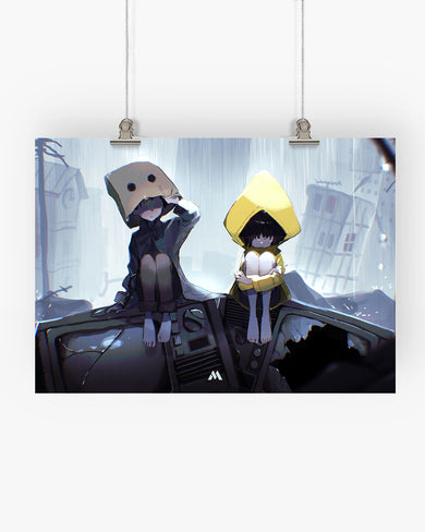 Little Nightmares-Six and Mono Art-Poster