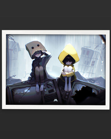Little Nightmares-Six and Mono Art-Poster