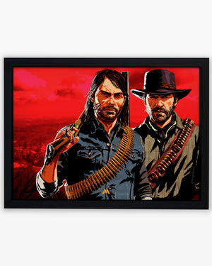 Red Dead Redemption-Outlaws Unleashed Art Poster
