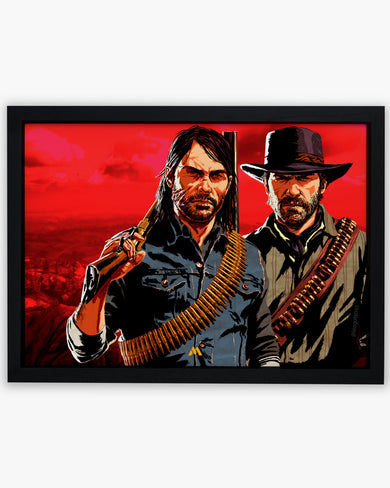 Red Dead Redemption-Outlaws Unleashed Art-Poster