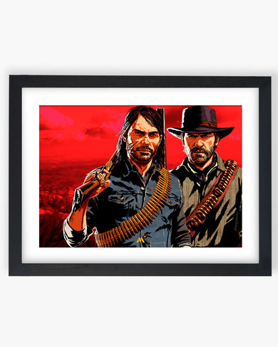 Red Dead Redemption-Outlaws Unleashed Art-Poster