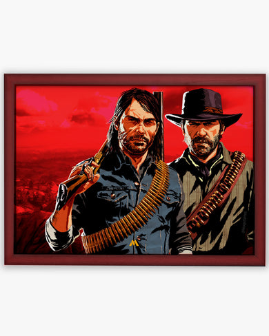 Red Dead Redemption-Outlaws Unleashed Art-Poster