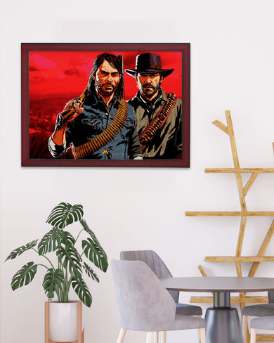 Red Dead Redemption-Outlaws Unleashed Art-Poster