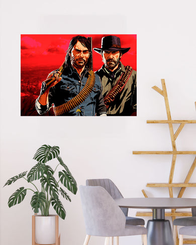 Red Dead Redemption-Outlaws Unleashed Art-Poster