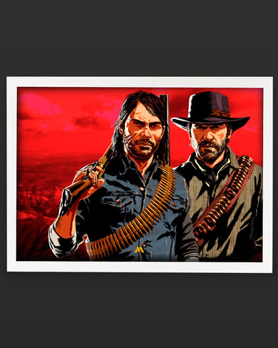 Red Dead Redemption-Outlaws Unleashed Art-Poster