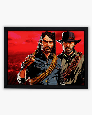 Red Dead Redemption-Outlaws Unleashed Art-Poster