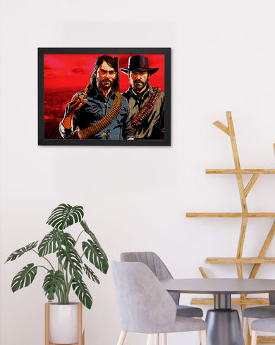 Red Dead Redemption-Outlaws Unleashed Art-Poster