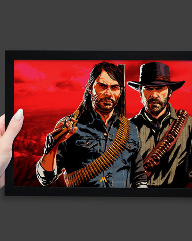 Red Dead Redemption-Outlaws Unleashed Art-Poster