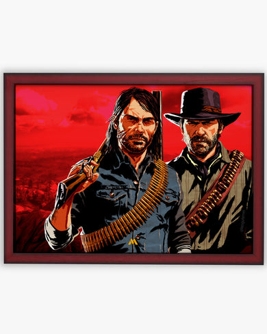 Red Dead Redemption-Outlaws Unleashed Art-Poster