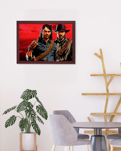 Red Dead Redemption-Outlaws Unleashed Art-Poster