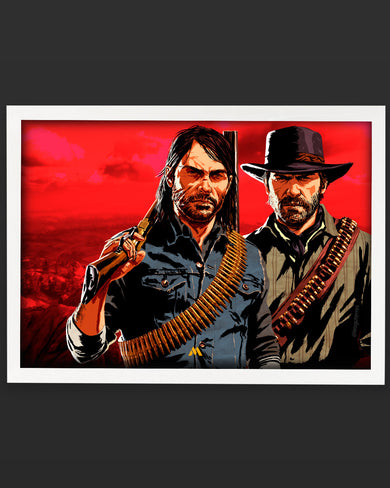 Red Dead Redemption-Outlaws Unleashed Art-Poster