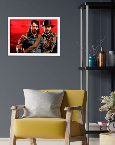 Red Dead Redemption-Outlaws Unleashed Art-Poster